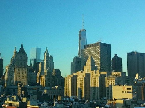 Wyndham Garden Chinatown early morning view